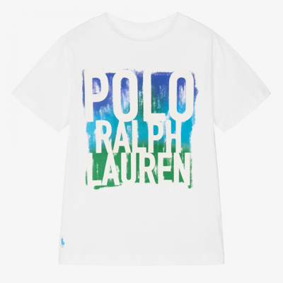 Polo Ralph Lauren Babies' Boys White Colour Change T-shirt