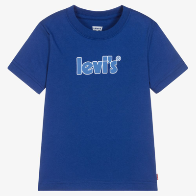 Levi's Babies' Boys Blue Organic Cotton T-shirt