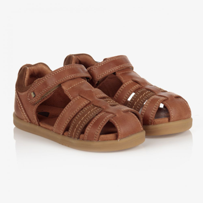Bobux Iwalk Kids'  Brown Leather Sandals