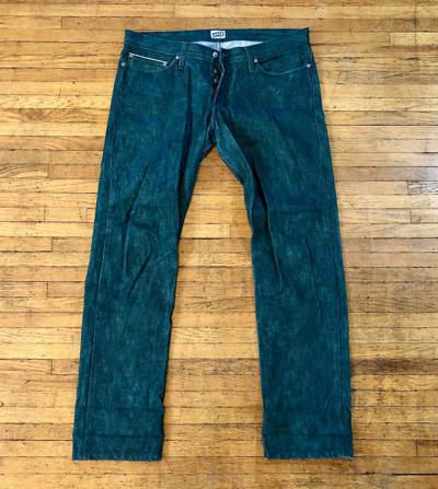 Pre-owned Naked And Famous Denim “green Selvedge” Jeans, Size 38 | ModeSens