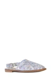 Amalfi By Rangoni Gelso Slingback Flat In Bianco Hairy.