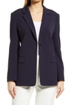 Nordstrom Boyfriend Blazer In Navy Night