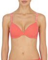 Natori 'pure Luxe' Underwire T-shirt Bra In Sunrise Ribbon P