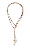 JOIE DIGIOVANNI EXCLUSIVE PEARL BEADED LARIAT NECKLACE