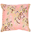 Pucci Africana Silk Twill Cushion In Rosa