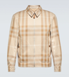 BURBERRY CHECKED COTTON JACKET