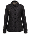 Burberry Fernleigh Quilted Nylon Buttoned Jacket In Midnight