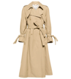 Dorothee Schumacher Classic Ease Cotton-blend Trench Coat In Khaki Beige