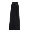 ANN DEMEULEMEESTER GOELE DENIM MAXI SKIRT