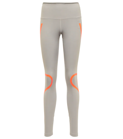 Adidas By Stella Mccartney Truepace High-rise Leggings In Gretwo