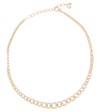 SHAY JEWELRY 18KT GOLD CHAINLINK NECKLACE WITH DIAMONDS