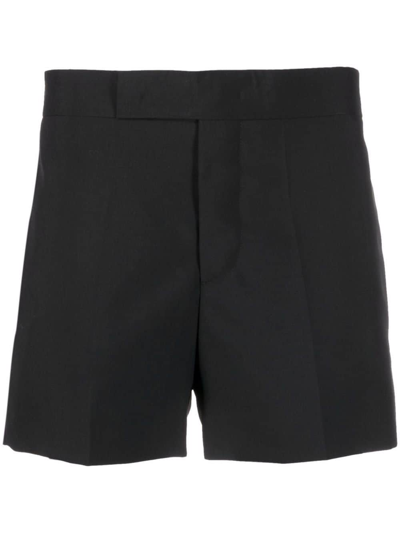Sapio Houndstooth-print Tailored Shorts In Black