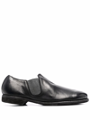 GUIDI SLIP-ON ROUND-TOE LOAFERS
