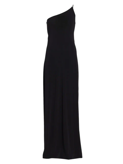 Nili Lotan Amelie Matte Jersey Gown In Black