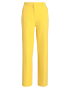 Msgm Woman Pants Yellow Size 4 Polyester, Viscose, Elastane