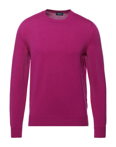 Drumohr Sweaters In Mauve