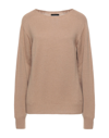 Emporio Armani Sweaters In Camel