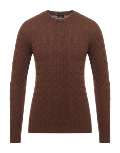 Drumohr Sweaters In Brown