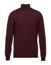 Drumohr Turtlenecks In Maroon