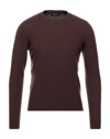 Drumohr Sweaters In Dark Brown