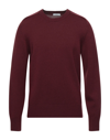 PAOLO PECORA PAOLO PECORA MAN SWEATER BURGUNDY SIZE S VIRGIN WOOL