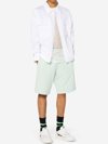 Ami Alexandre Mattiussi Aqua Green Ami De Coeur Bermuda In Green