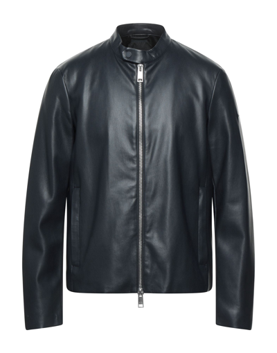 Armani Exchange Jackets In Dark Blue