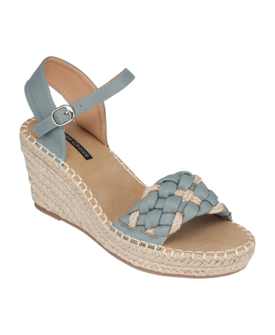 Gc Shoes Women's Cati Espadrille Wedge Sandals In Blue