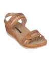 Gc Shoes Women's Samar Wedge Sandals In Tan
