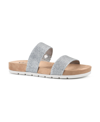 Cliffs By White Mountain Tahlie Slide Sandal In Silver