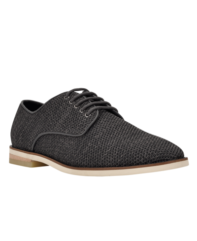 Calvin Klein Men's Aggussie Lace Up Casual Oxford In Gray