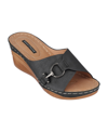 Gc Shoes Women's Bay Wedge Sandals In Black