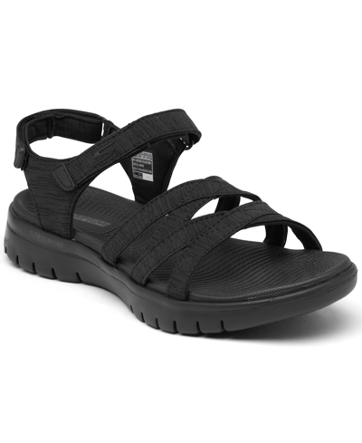 Skechers Women's On The Go Flex - Finest Casual Sandals From Finish Line In Black