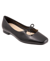Trotters Honesty Womens Slip On Flat Ballet Flats In Black
