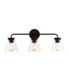 JONATHAN Y KONDO 3-LIGHT MODERN FARMHOUSE IRON LED VANITY