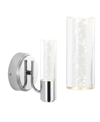 Jonathan Y Bolha 1-light Minimalist Modern Bubble Integrated Led Vanity Light In Chrome