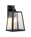 Jonathan Y Pasadena Modern Industrial Angled Led Outdoor Lantern In Black