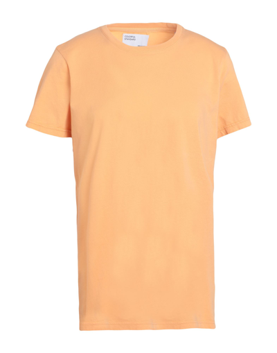 Colorful Standard T-shirts In Apricot