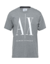 Armani Exchange T-shirts In Grey