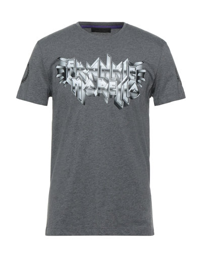 FRANKIE MORELLO FRANKIE MORELLO MAN T-SHIRT GREY SIZE S COTTON
