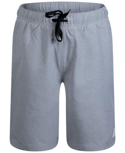 Hurley Little Boys Stretch Hybrid Pull-on Shorts In Wolf Gray