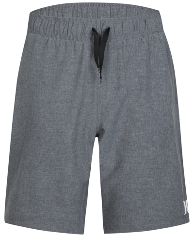 Hurley Kids' Big Boys Stretch Hybrid Pull-on Shorts In Black