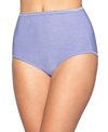 Vanity Fair Illumination Brief Underwear 13109, Also Available In Extended Sizes In Iris Flower