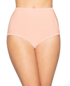 Vanity Fair Illumination Hi-cut Brief Underwear 13108, Also Available In Extended Sizes In Peach Sorbet
