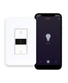 Jonathan Y Smart Lighting Led Display Dimmer Switch - Wi-fi Remote App Control In White
