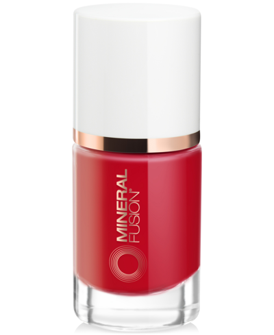 Mineral Fusion Nail Lacquer In Fast 'n Fabulous (bright Coral Red)