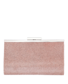 Nina Women's Crystal Frame Clutch In Rose Gold