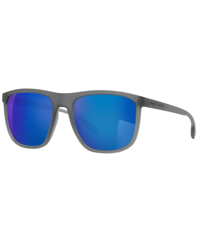 Native Unisex Polarized Sunglasses, Xd9036 Mesa 57 In Matte Smoke Crystal