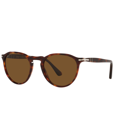 Persol Po3286s Phantos-frame Acetate And Crystal Sunglasses In Brown,red