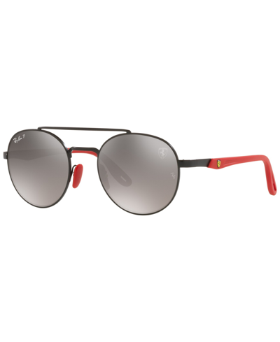 Ray Ban Ray-ban Rb3696m Scuderia Ferrari Collection 51 Unisex Polarized Sunglasses In Black